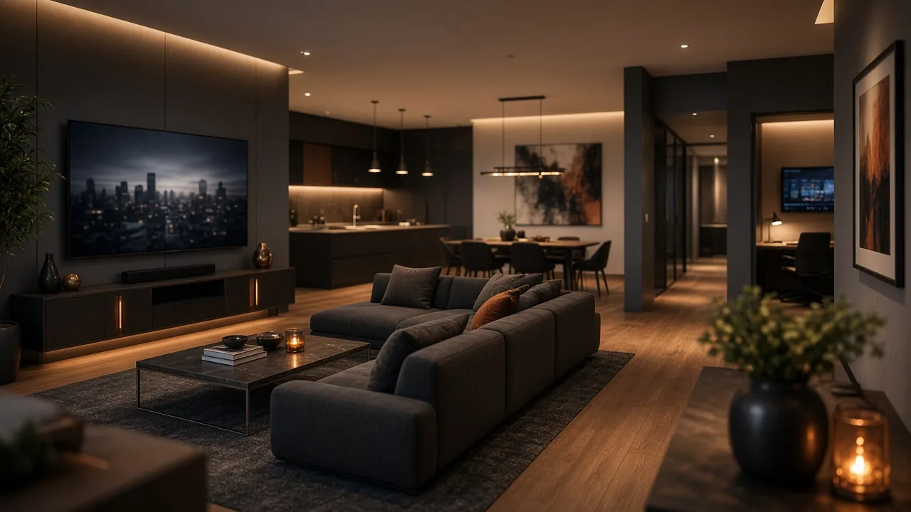 Multi-Room Business: Empfang, Lounge, Wohnzimmer