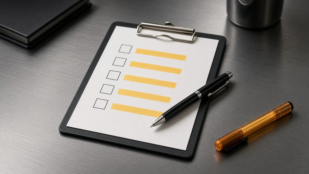 Pro Checkliste